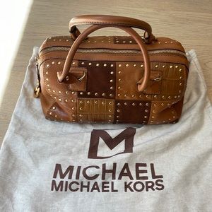 Michael Kors Astor Bag- leather and suede